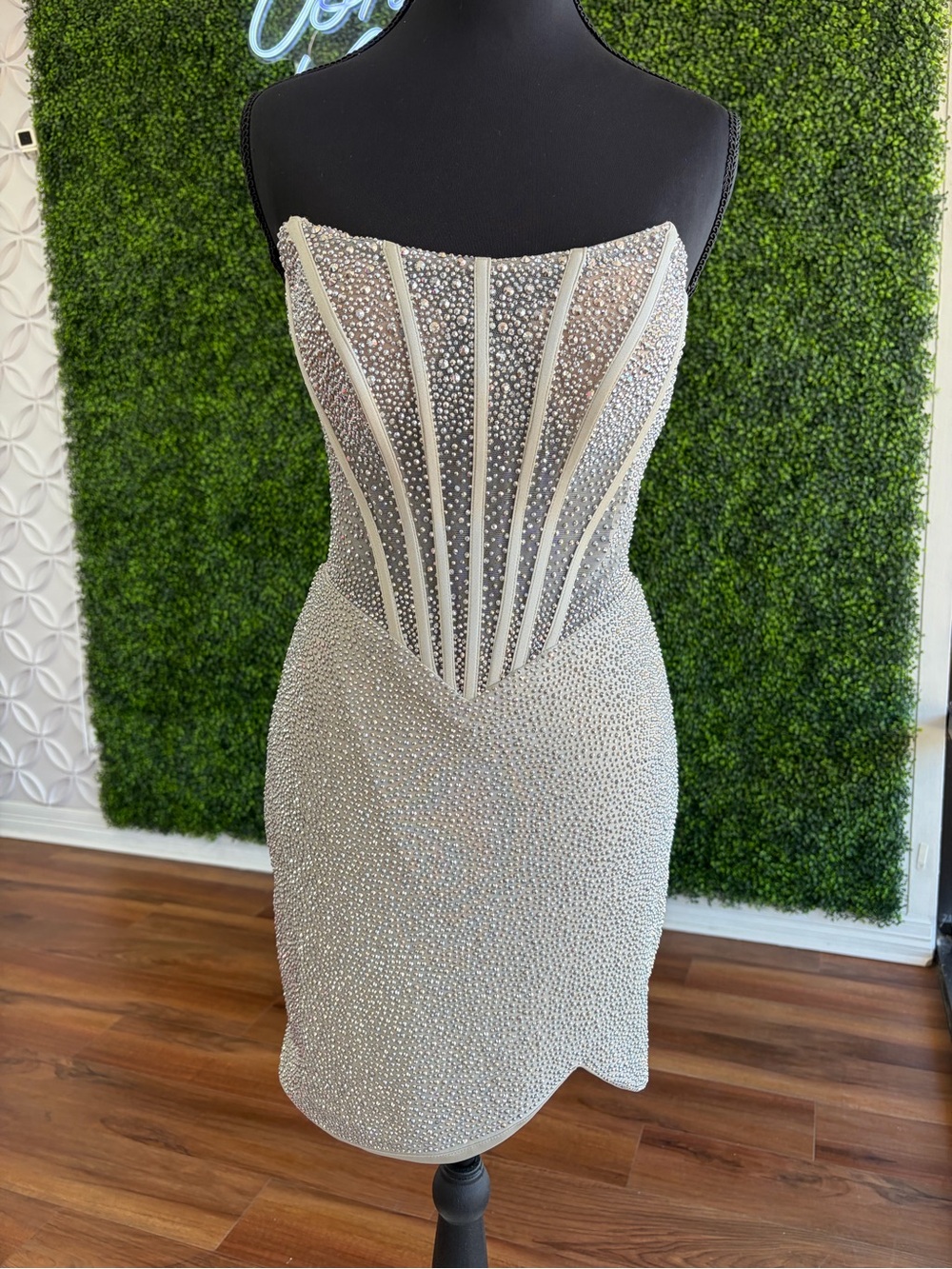 Sherri Hill 57327 Silver 0